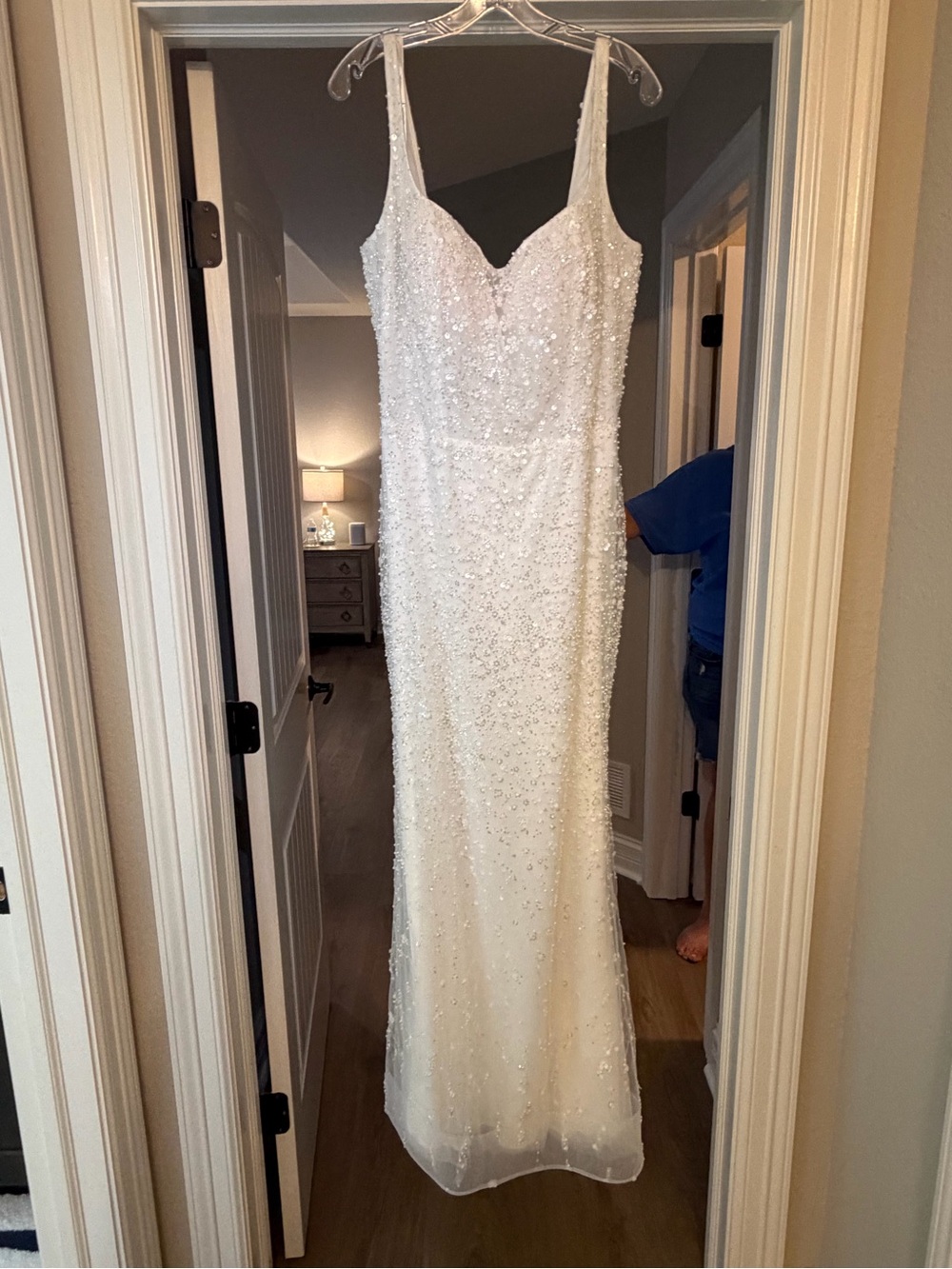 BRAND NEW Elegant Beaded Wedding Dress